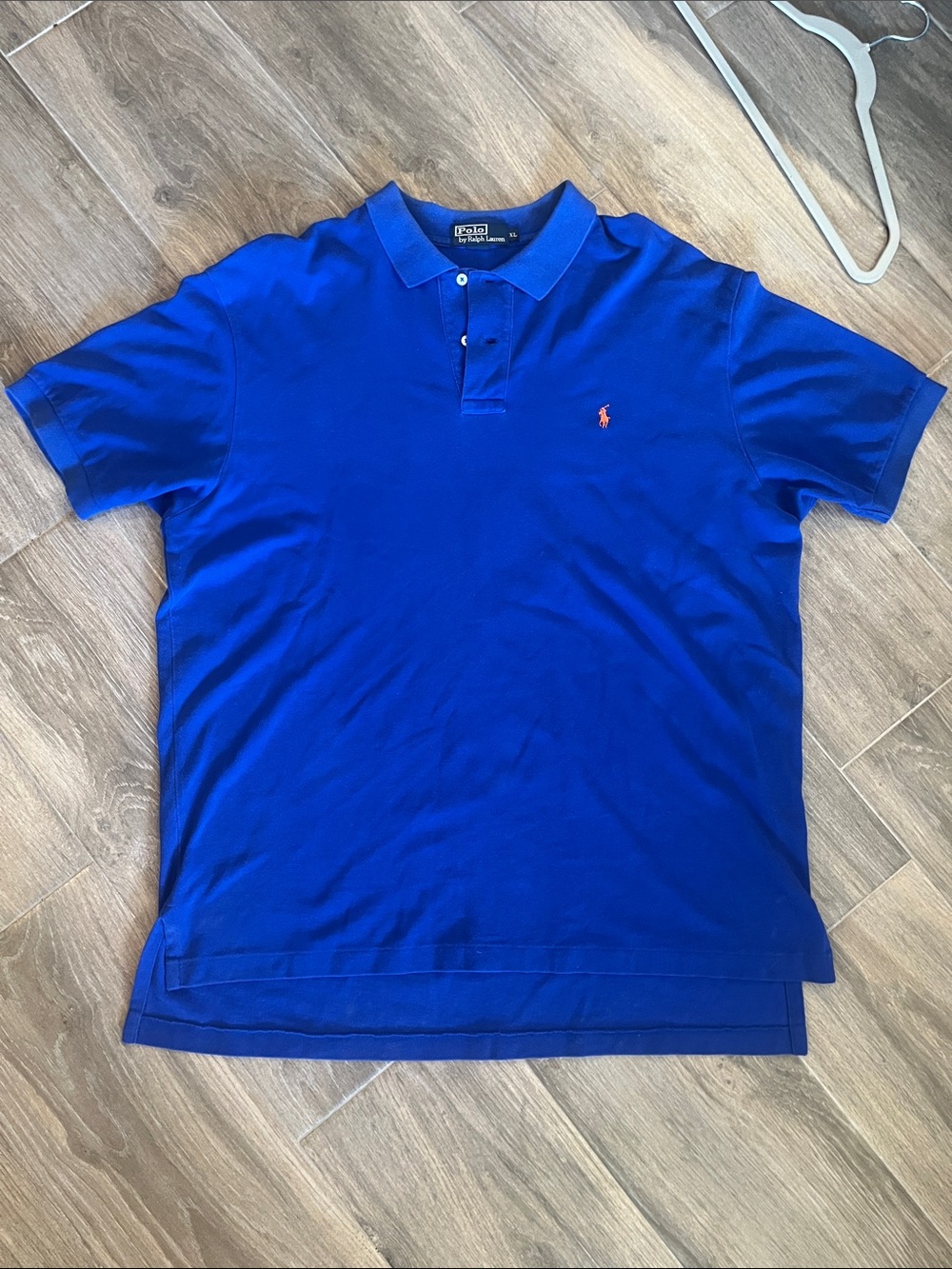 Ralph Lauren Men's Polo Shirt in Royal Blue with Red Pony